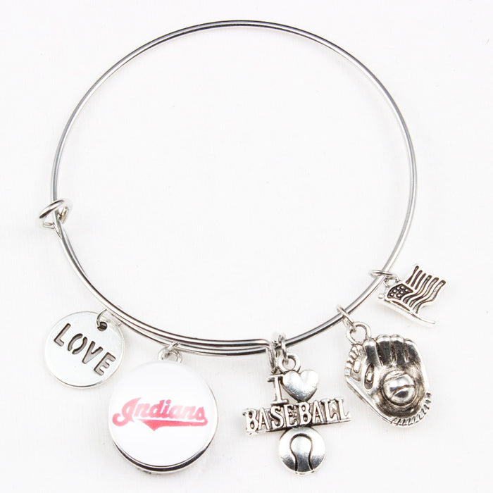 Wholesale Team bracelet alloy baseball glove small pendant bracelet