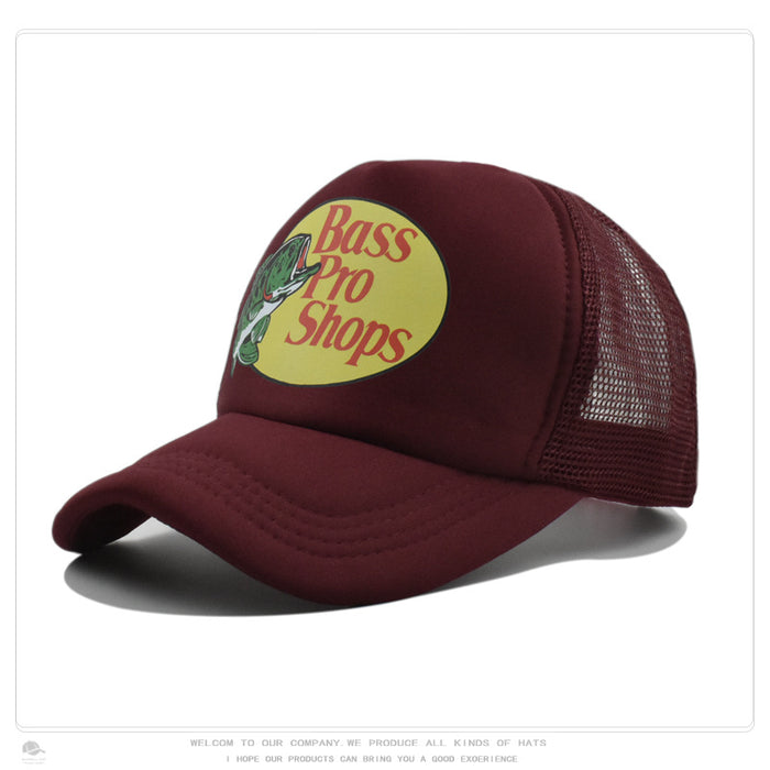 Wholesale Printed baseball cap summer net cap outdoor sunscreen sunshade driver cap