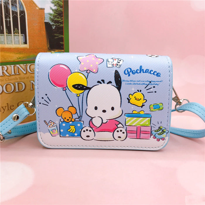 Wholesale PU Cartoon Printing Small Magnetic Buckle Adjustable Shoulder Strap Messenger Bag JDC-SD-YaLL001