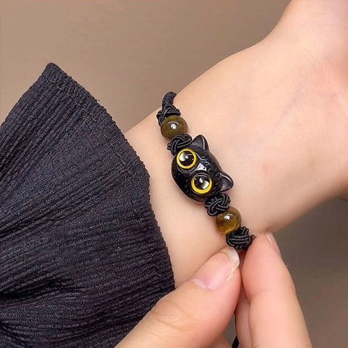 Wholesale Cute couple bracelet with braided rope, niche design