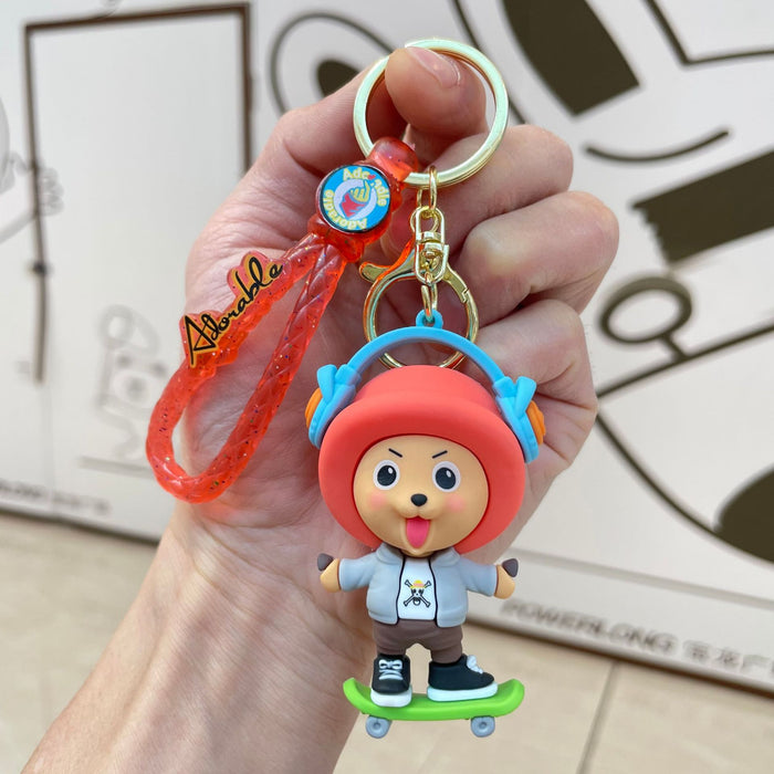 Wholesale Creative cartoon figurine keychain pendant backpack hanging decoration car keychain small gift wholesale
