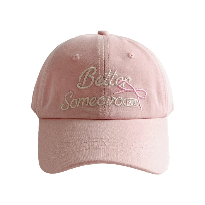 Wholesale Children's baseball cap, letter bow embroidery, baby sun protection, duck tongue cap