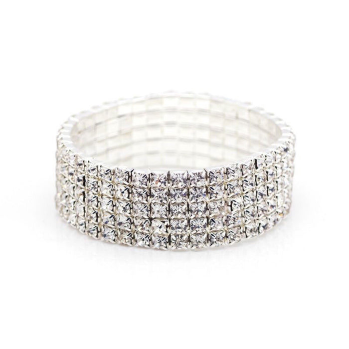 Wholesale Full Diamond Elastic Bracelet