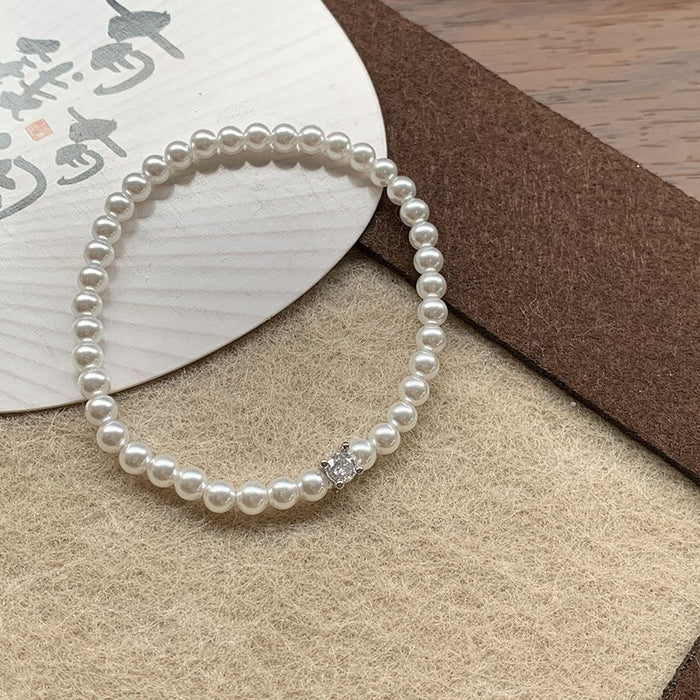 Wholesale Pure silver bracelet, bead, niche temperament, versatile accessory