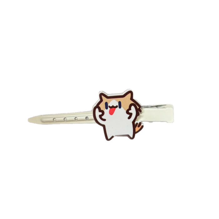 Wholesale Cute Cat Cartoon Long Duckbill Hair Clip Acrylic Sweet Girl Hair Accessory Everyday Styling Boutique Resale