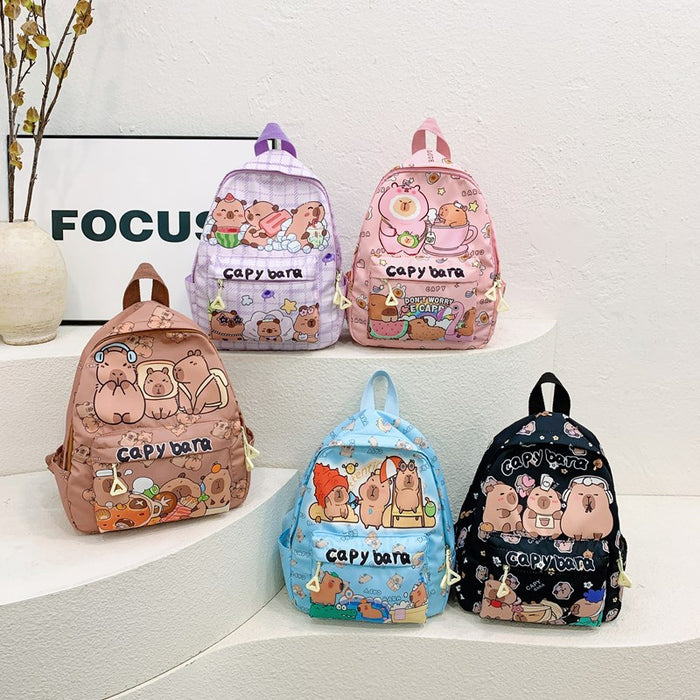 Wholesale  Printed Trendy Backpack Junior High School and Primary School Schoolbag Large Capacity Decompression Backpack Cute Student Bag