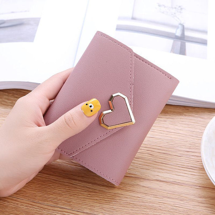 Wholesale PU Leather Short Wallet with Han Style Print Card Holder for Daily Matching