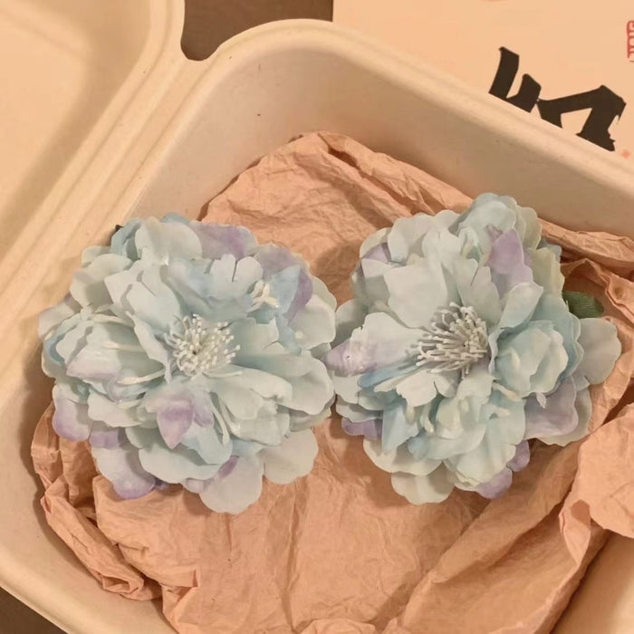 Wholesale Simulated flower hair clip, bangs clip, flower side clip, broken hair clip, duckbill clip, hair clip