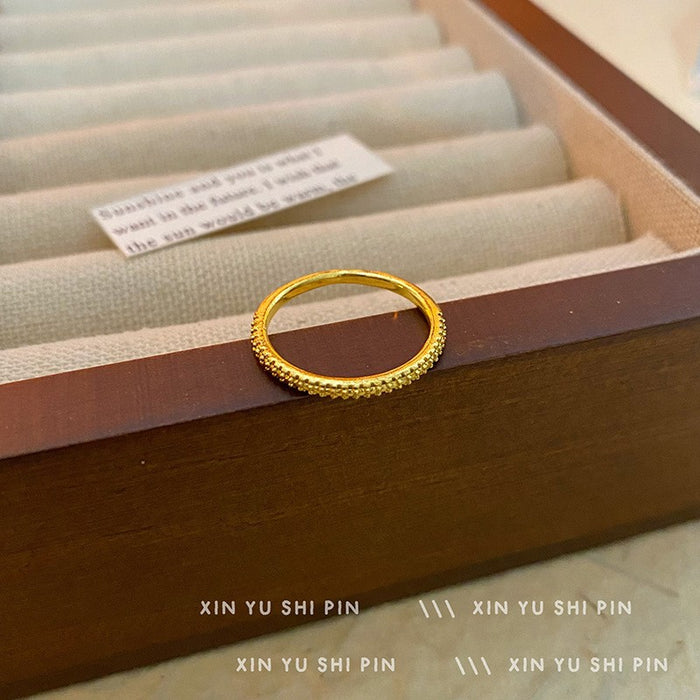 Wholesale Gold butterfly ring, niche design, light luxury temperament, fashionable and versatile flower ring