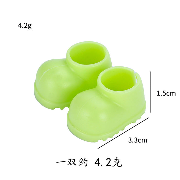 Wholesale  Adaptable Keychain Hanging Cotton Doll Plush Toy Dress-Up Shoes Boots with Pendant