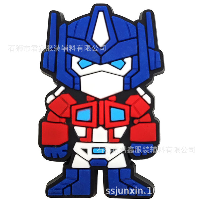 Wholesale 50pcs Cartoon Hole Shoes Buckle Decorative Buckle  Shoes Charms