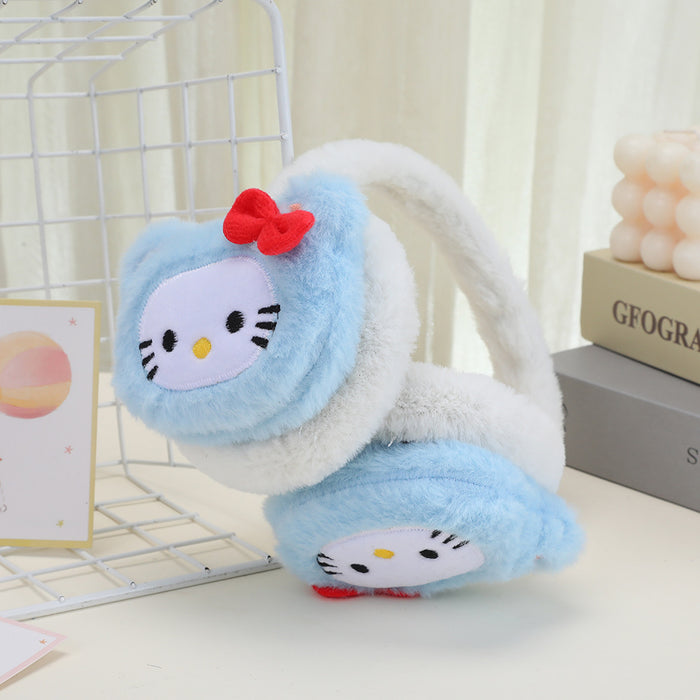 Wholesale Cute cartoon-themed warm and thick earmuffs and plush f