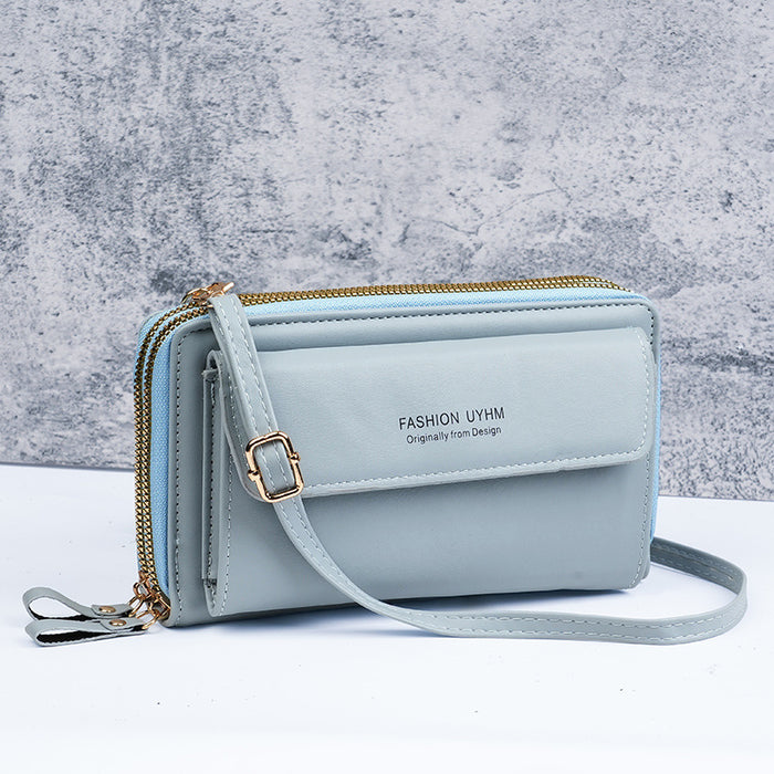 Wholesale Chic Urban Simplicity Women' s Crossbody Bag PU Leather Zipper Daily Use