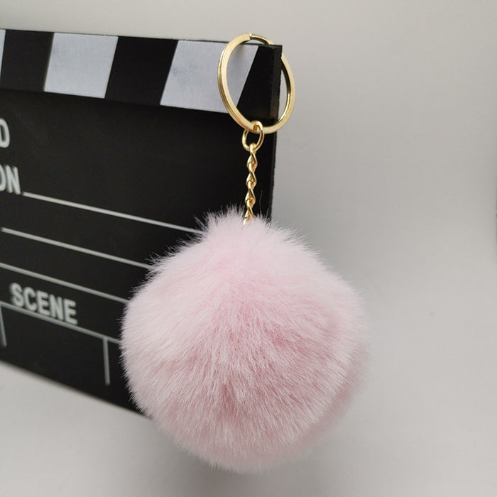 Wholesale Imitation otter rabbit fur ball hanging accessories, bags, plush keychains, pendants, accessories, gifts