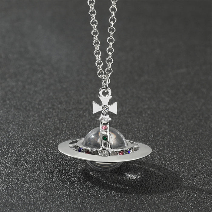 Wholesale 3D resin ball sweater chain necklace pendant