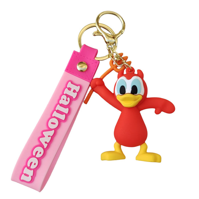 Wholesale Cartoon Silicone Doll Keychain JDC-KC-ZhuoRan035