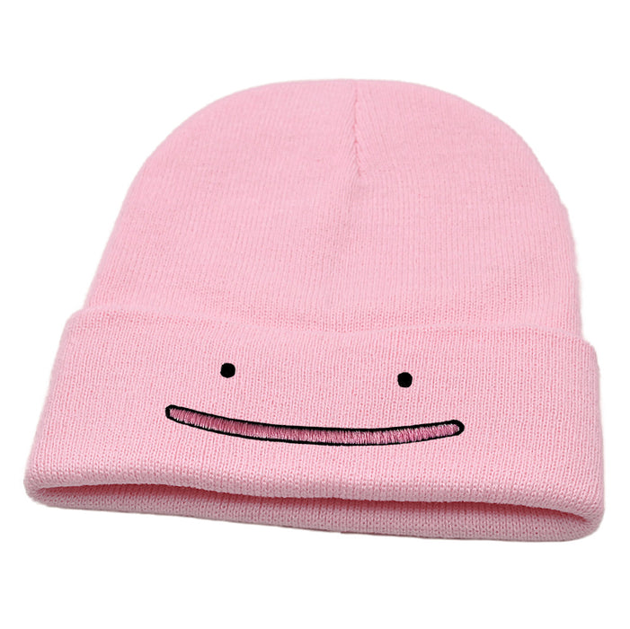 Wholesale Cartoon Embroidery Wool Knitted Hat JDC-FH-HaiPu014