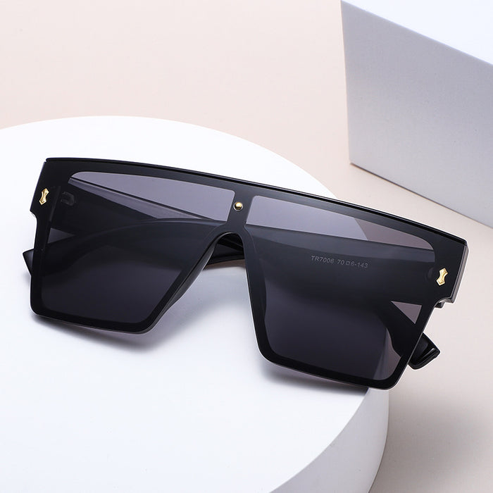 Wholesale Fashion integrated sunglasses with large frame
