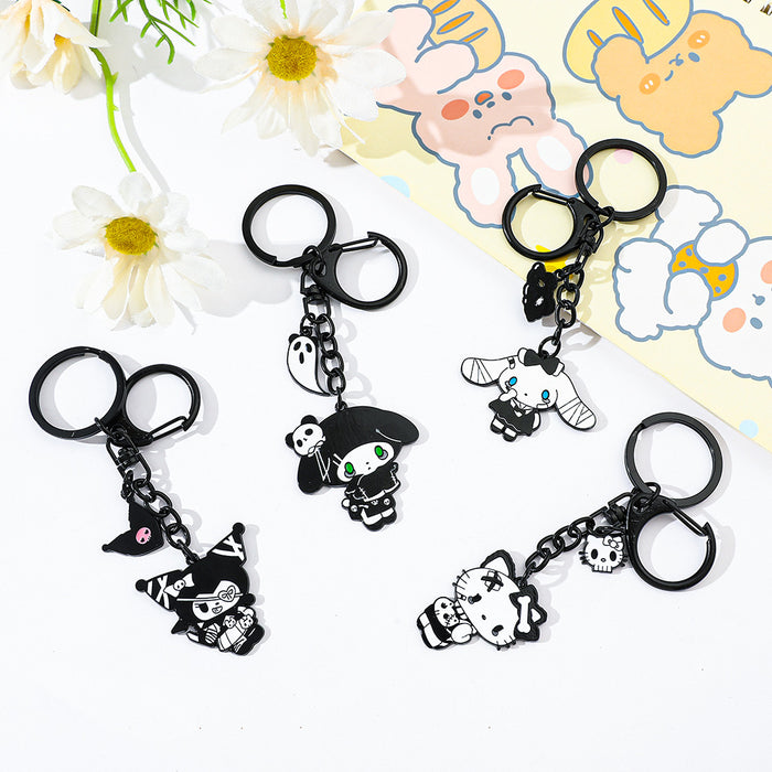 Wholesale Cartoon Cute Dark Style Alloy Keychain JDC-KC-BS024