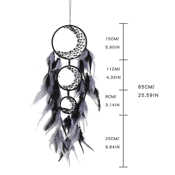 Wholesale Minimalist Dream Catcher Wall Hanging with Feathers Home Decor Accent