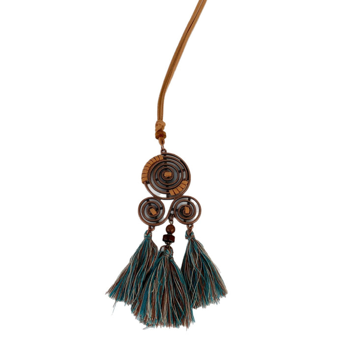 Wholesale Vintage tassel necklace, personalized sweater chain, versatile long collarbone chain