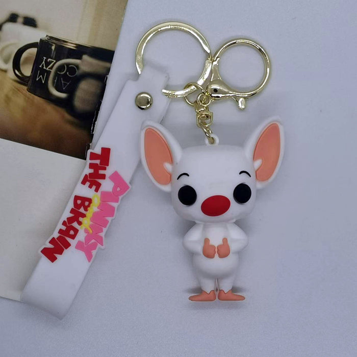 Wholesale Creative cartoon Dalmatian keychain pendant bag car keychain accessories gift
