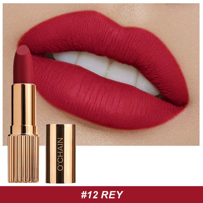 Wholesale Velvet matte mouth, red matte finish, non fading, waterproof, long-lasting, non stick cup lipstick
