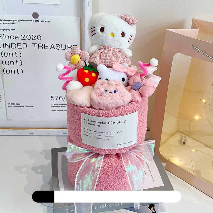 Wholesale Decorations Cute plush doll bouquet for Christmas.