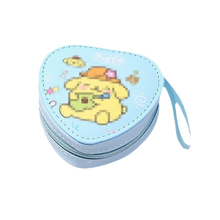 Wholesale Creative Cute Cartoon PU Fabric Coin Purse Earphone Bag Coin Key Storage Bag Women's Small Wallet