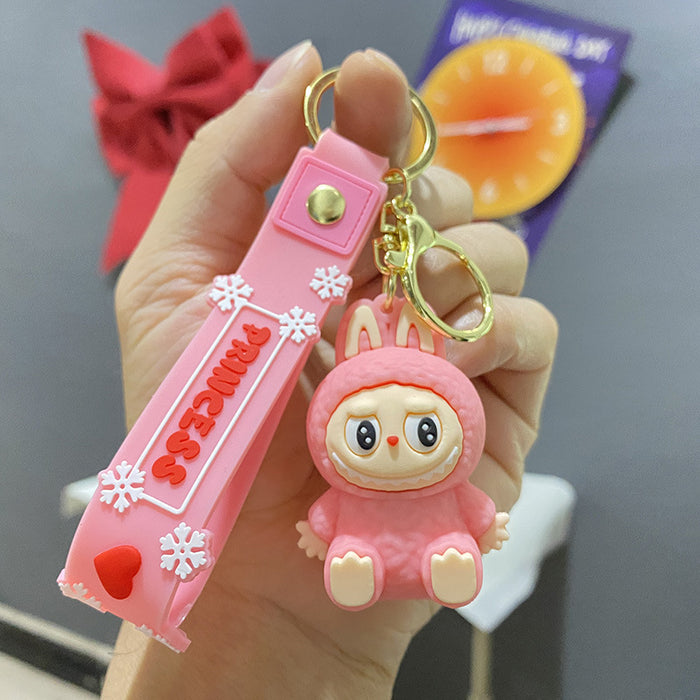 Wholesale Cute Cross-Dressing Sitting Posture Cute Series Keychain Car Backpack Doll Gift Keychain