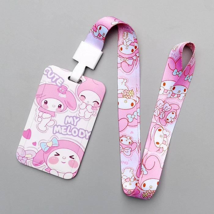 Wholesale Cartoon Style Plastic Card Holder With Neck Strap For Everyday Campus Use Stylish Gift