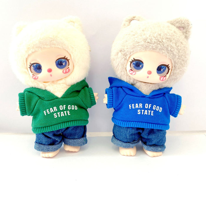 Wholesale Pendant Trendy Doll Sweatshirt Outdoor Sports Hoodie Set Doll Clothes