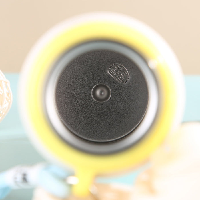 Wholesale Stainless Steel Thermos Cup Toast Rabbit Cute Graffiti Double Drink Cup  with Lanyard Children' s Water Cup