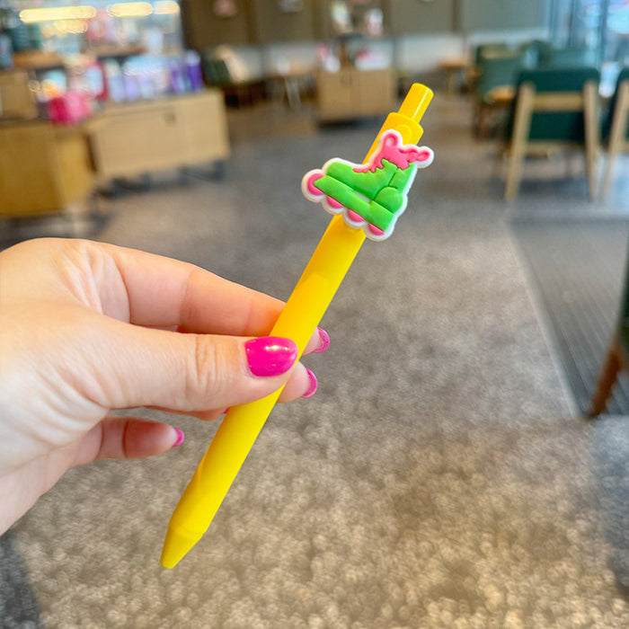 Wholesale skateboard shoes brick letters cartoon acrylic patch neutral pen pink