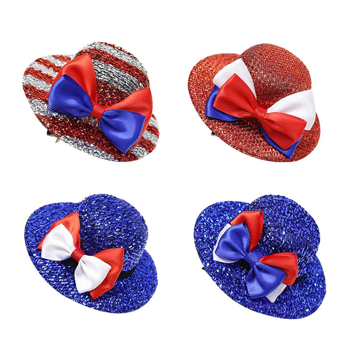 Wholesale Hair clip, children's headwear, hair clip, National Day hat, suitable for party and holiday hair accessories
