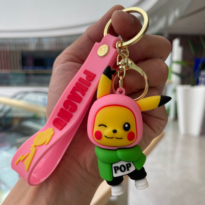 Wholesale Cartoon doll keychain, couple backpack pendant, cute doll, car keychain