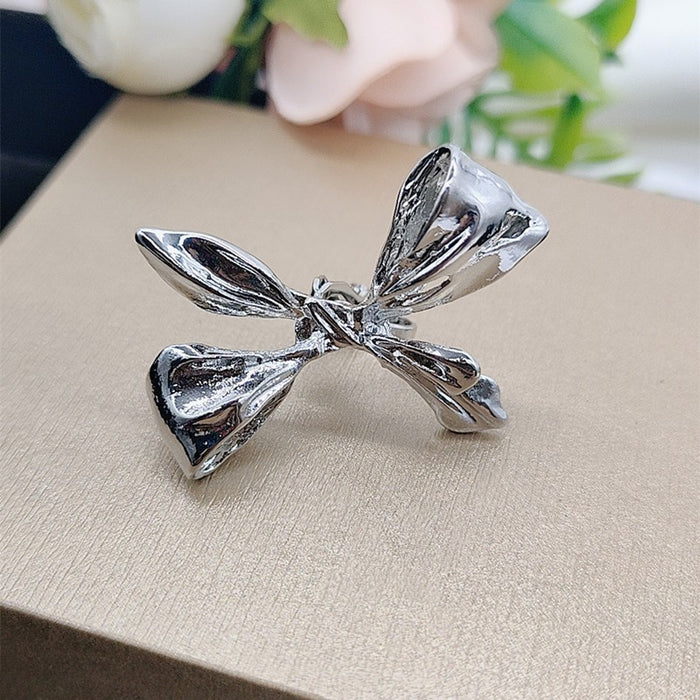 Wholesale Butterfly bow new niche design ear bone clip high-end exquisite versatile earrings wholesale