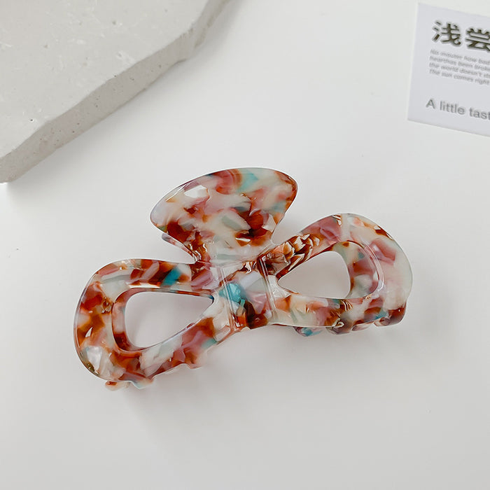 Wholesale Hollow Bow Hair Accessories Acetic Acid Hairpin Medium Back Head