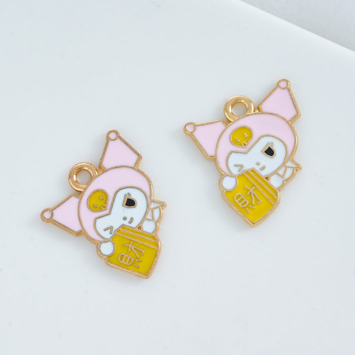 Wholesale 10 pcs Enamel cartoon DIY bracelet charms