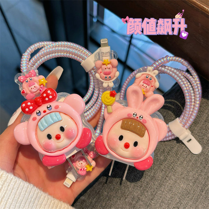 Wholesale 3D Cartoon Character Charger Protective Case 20W