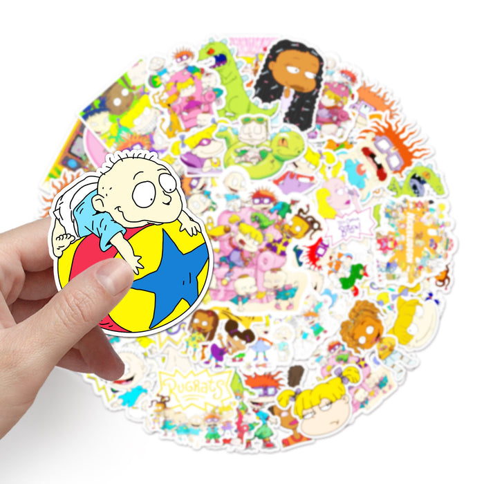 Wholesale 50pcs cartoon animation skateboard luggage sticker