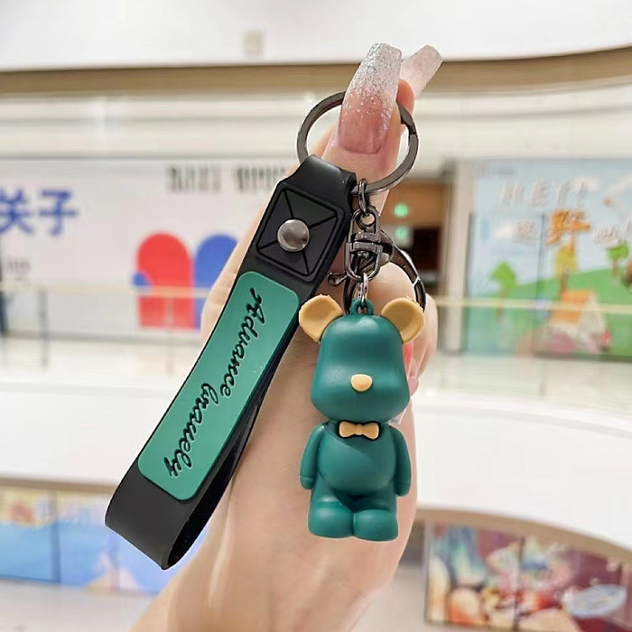 Wholesale bear key chain pendant cute bear doll exquisite bag hanging accessories gift