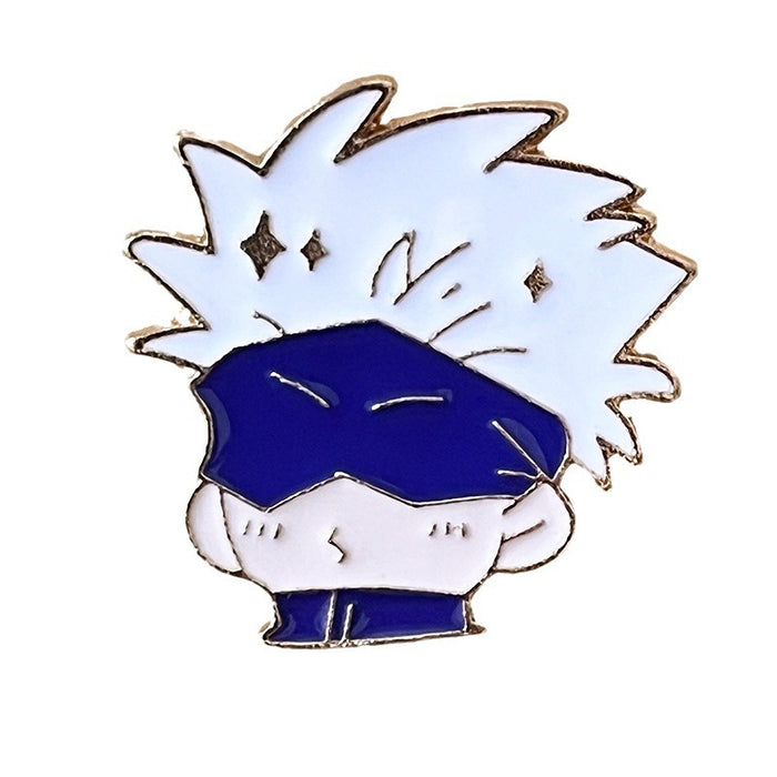 Wholesale Brooch, male and female student backpack, medal accessories, cute metal badge