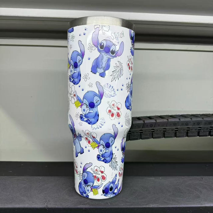 Wholesale 40oz tumbler ice bullies cup Portable insulated mug with handle