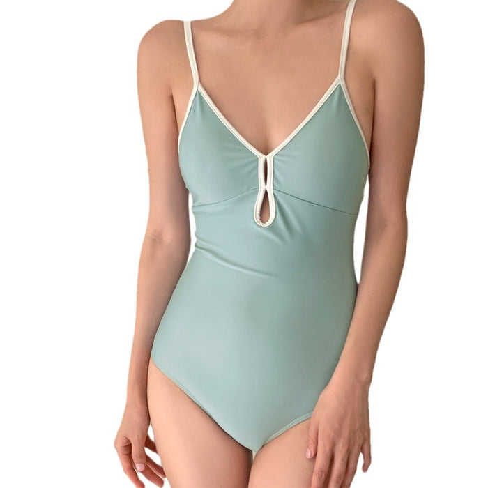 Wholesale New minimalist low cut sexy backless one-piece swimsuit