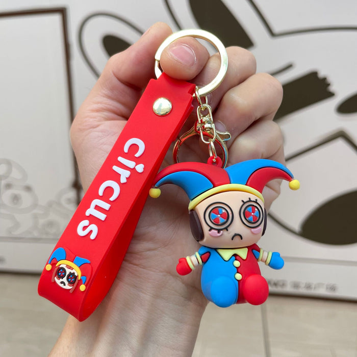 Wholesale Magical Digital Circus Keychain Doll Pendant
