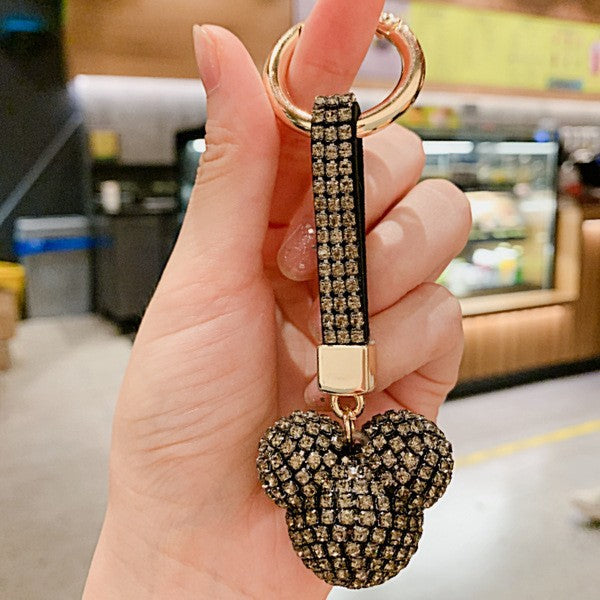 Wholesale Diamond-encrusted Crystal Car Key Ring Pendant Jewelry Pendant