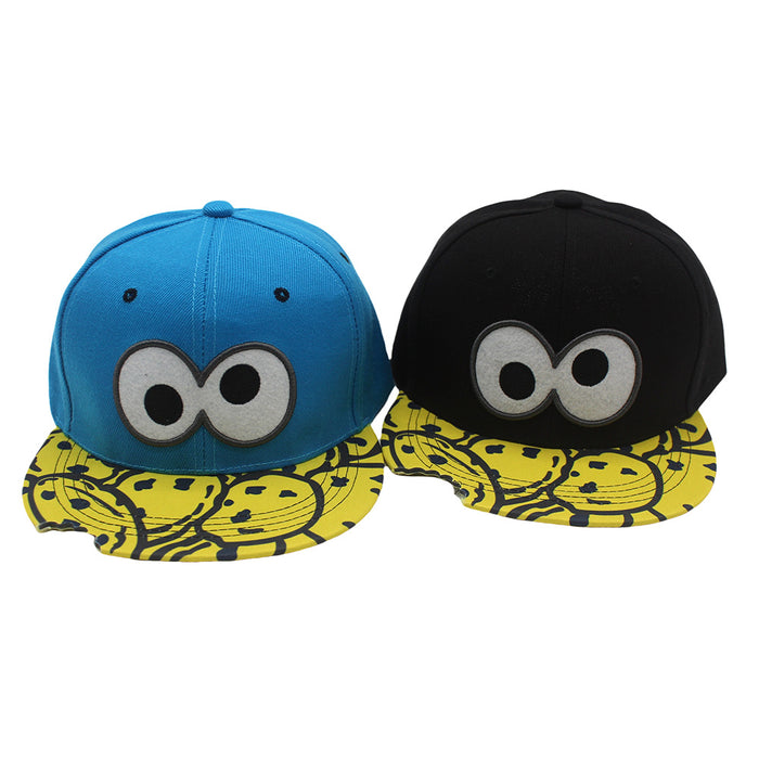 Wholesale Polyester Cartoon Letters Embroidery Flat Brim Baseball Cap JDC-FH-ZhiXie018