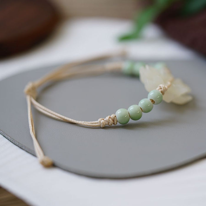 Wholesale Flower Woven Bracelet Ceramic Hand Rope Accessories