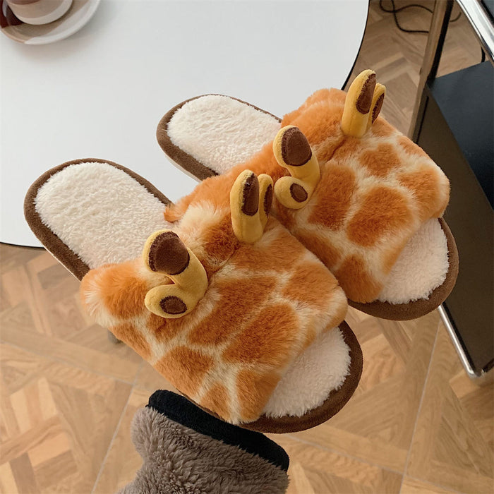 Wholesale Cute Cartoon Soft Bottom Cotton Slippers JDC-SP-RongHe006